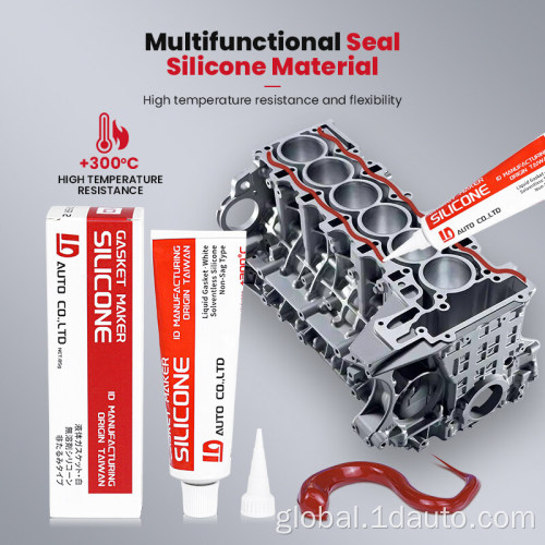 Red Silicone Sealant For Car Engine Red High Temp resistance Silicone Sealant for engine Supplier